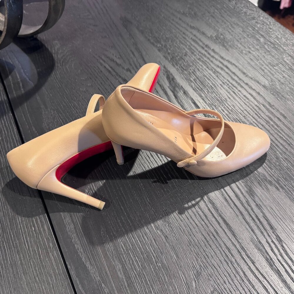 Christian Louboutin Pumppie 85 Mary Jane Heels Size 39